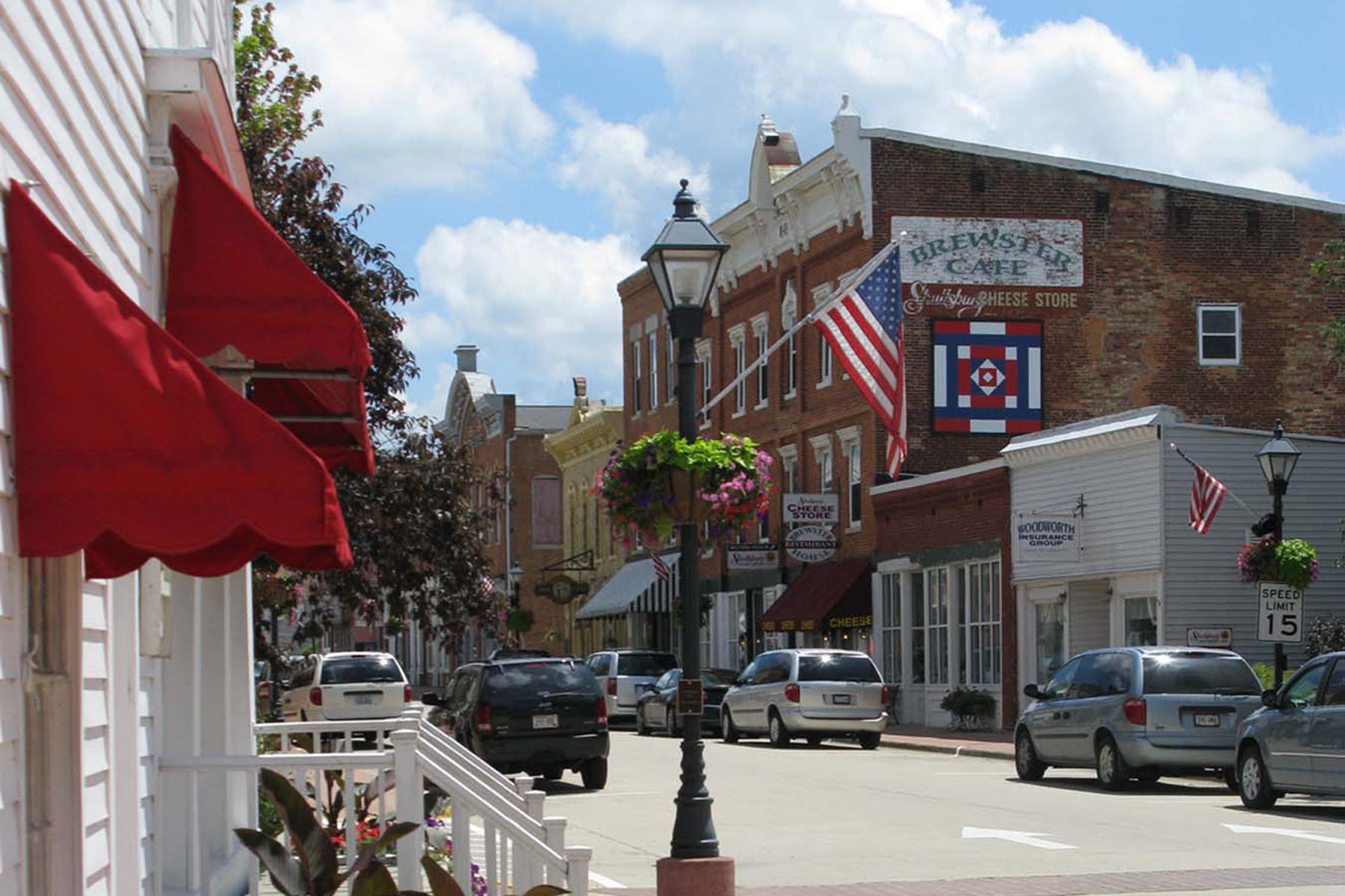 Downtown historic district in Shullsburg.