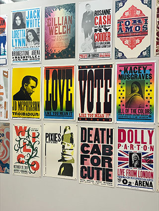Music posters form the Project North Festival