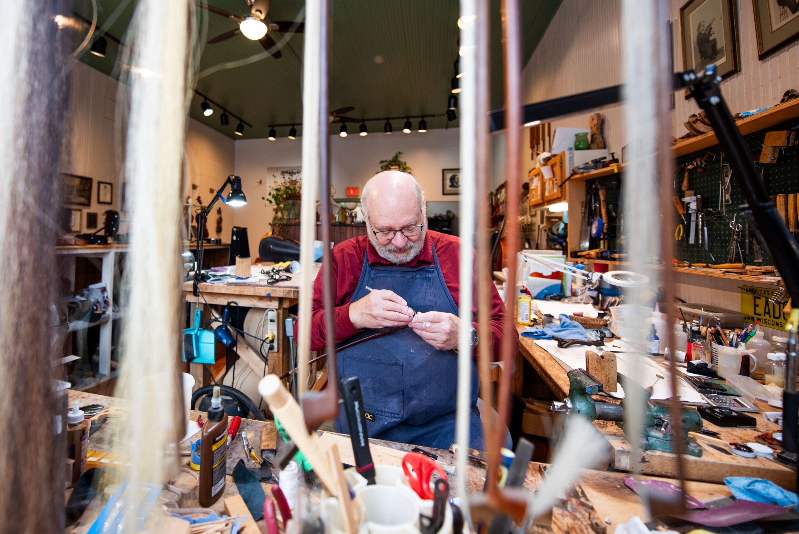 Man working in his workshop