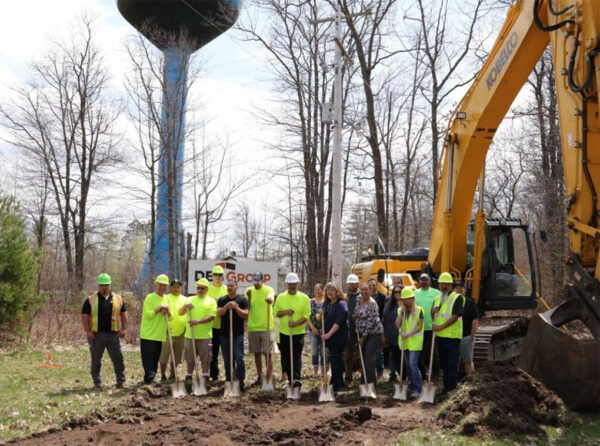 Ground breaking ceremony for new housing