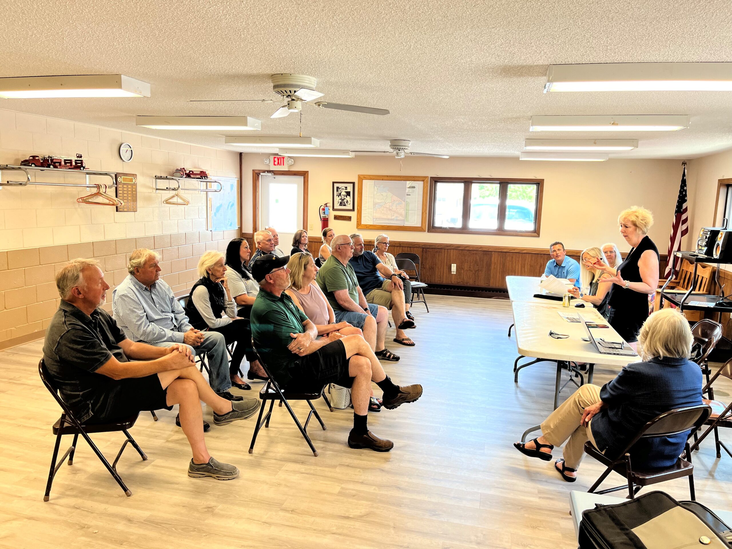 Stakeholders meeting in Phelps, Wisconsin