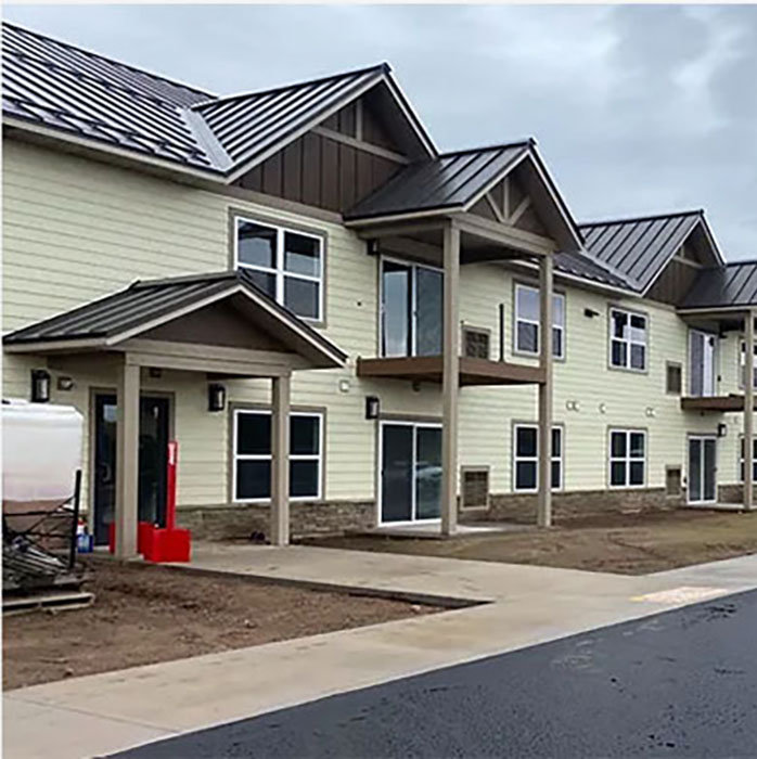 New housing project in Hayward for the Lac Courte Oreilles Ojibwe tribe.