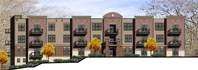 A rendering of a new housing development. A rendering of a new housing development.